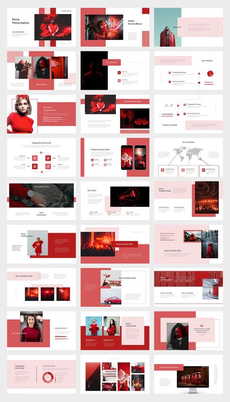 Indesign Presentation Layout Templates, Colorful Ppt Template, Portfolio Slide Design, Keynote Design Presentation, Red Presentation Design, Slide Ideas Presentation, Slides Design Presentation, Slides Presentation Design, Red Web Design