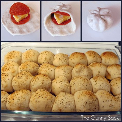 Easy Pepperoni Rolls, Pizza Balls, Pizza Ball, Pepperoni Rolls, Fun Apps, Good Eat, God Mat, Snacks Für Party, Deep Dish