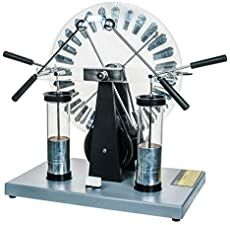 Bruce’s Wimshurst Machine Electrostatic Generator, Ideal Classroom, Spark Gap, Physics Experiments, Mechanical Energy, Corning Glass, Pulley System, Potential Energy, Science Toys