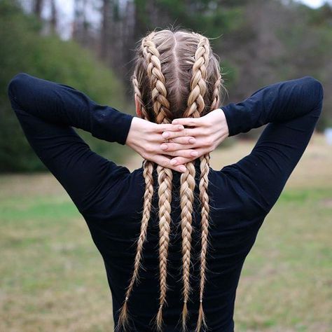 Two Dutch Braids, New Braided Hairstyles, Dutch Braid Tutorial, Braids Tutorial, Dutch Braid Hairstyles, Mermaid Braid, Boxer Braids, Dutch Braids, Skirt Diy