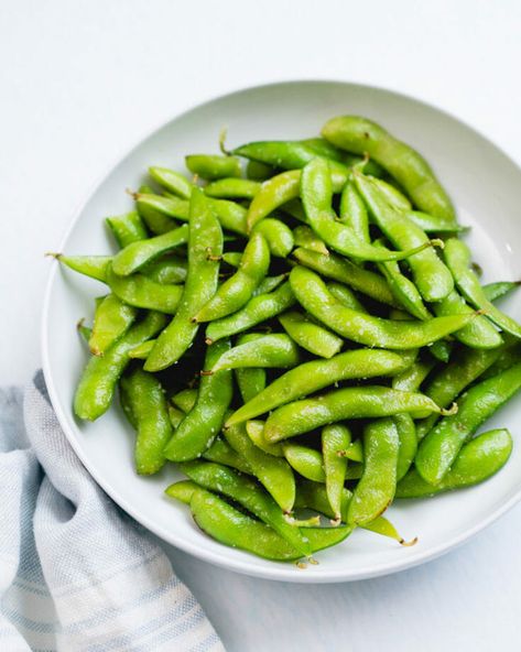 Edamame Recipes Spicy, Edamame Benefits, Healthy Salty Snacks, Edamame Recipe, Edamame Recipes, Vegetarian Ramen, Best Vegetable Recipes, A Couple Cooks, Vegetable Fried Rice