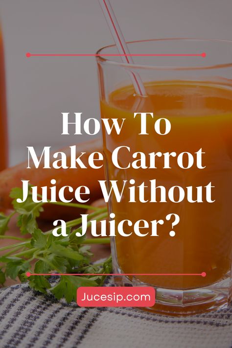 Craving a healthy and delicious glass of carrot juice but don't have a juicer? Worry not! Our latest blog post reveals the secret to making carrot juice without a juicer. 🌿🥕 Use everyday kitchen tools to learn simple yet effective techniques to extract vibrant flavors and nutrients from carrots. 🥕🍊 Carrot Juice Recipe Blender, Carrot Juice Recipe Juicers, Juice Without A Juicer, Carrot Juice Benefits, Carrot Juice Recipe, Galveston Diet, Blender Food, Steamed Carrots, Nut Milk Bag