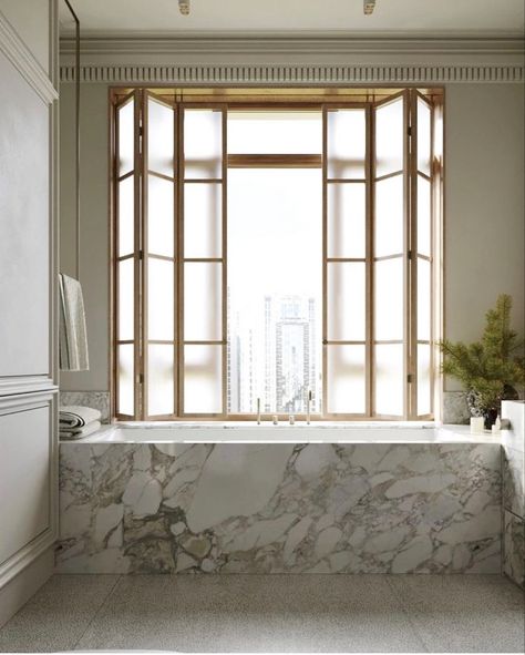 Gömda Rum, Marble Tub, Marble Bathtub, Elevated Home, Apartment View, Bathtub Design, Beautiful Bathrooms, House Inspo, Bathroom Inspiration