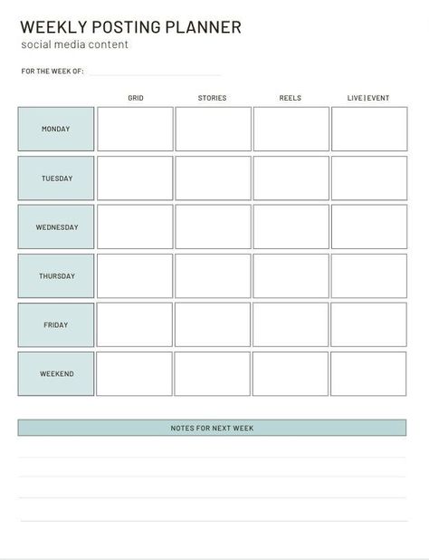 Get organized and efficient with this set of 2023 social media manager printables! Includes planners, worksheets, and templates for Instagram, Facebook, Twitter, and more. Perfect for social media managers of all 2023 Social Media, Social Media Planner Printable, Social Media Management Business, Student Planner Printable, Planner Writing, Planner 2022, Weekly Planner Template, Media Planner, Social Media Schedule