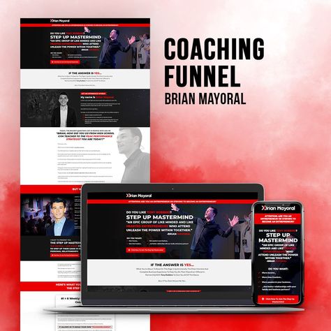 Sales Funnel Design Landing Pages, Course Funnel, Sales Funnel Design, Getting Clients, Landing Page Website, Dream Clients, Blogging Inspiration, Website Design Layout, Business Card Branding