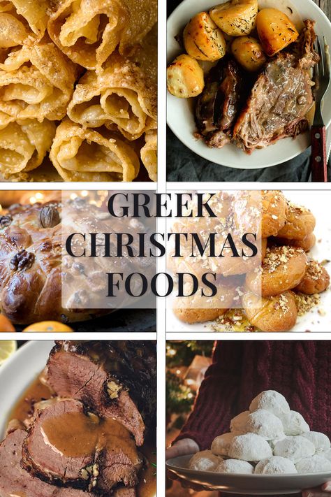 Essen, Christmas Bread, Pie, Greek Christmas Dinner, Greek Christmas Recipes, Christmas In Greece, Greek Christmas, Christmas Dinner Ideas, Greek Dinners