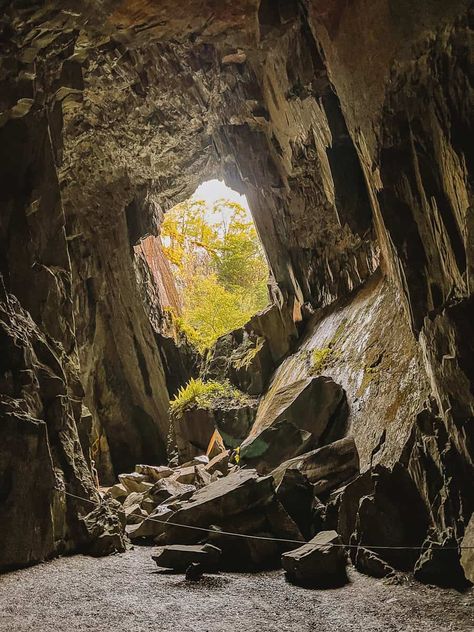 Cathedral Cave Lake District Pirate Village, Cave Aesthetic, Cave Lake, Warrior Cats Clans, Aquarium Inspiration, Cave Entrance, Lake Windermere, Over The River, 3d Artwork