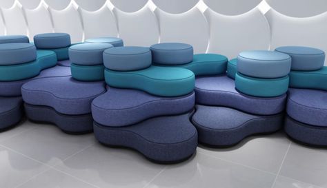 Tapa Breakout Modular Seating - Product Page: https://www.genesys-uk.com/Tapa-Breakout-Modular-Seating.Html  Genesys Office Furniture Homepage: https://www.genesys-uk.com  Tapa Breakout Modular Seating is a playful seating solution that introduces fun and flexibility into the office. Module Design Ideas, Modular Product Design, Module Furniture, Modular Tables, Playful Furniture, Office Seating Area, Modular Furniture Design, Module Design, Modular Office Furniture