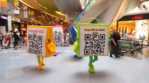 Instore Activation, Qr Code Marketing, Experiential Marketing Campaigns, Brand Activation Ideas, Creative Marketing Campaign, Experiential Marketing Events, Guerrilla Advertising, Marketing Activations, Digital Media Design