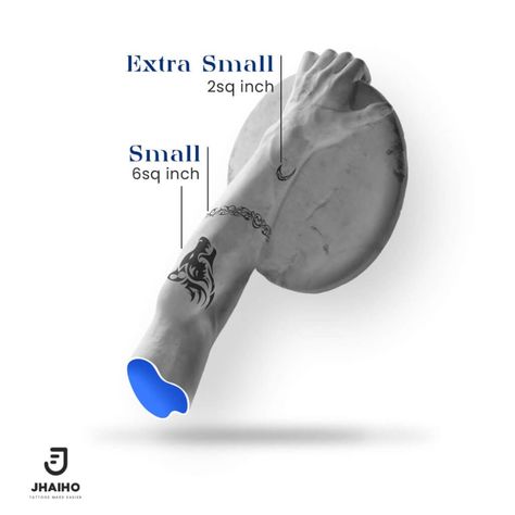 Tattoo Sizing Guide | How To Measure A Tattoo! Tattoo Size Guide, Tattoo In Square, 4x4 Tattoo Size, Tattoo Size Chart Inches, Tattoo Size Chart, Tattoo Sizes, Medium Size Tattoos, Hand Tatto, Tattoo Process