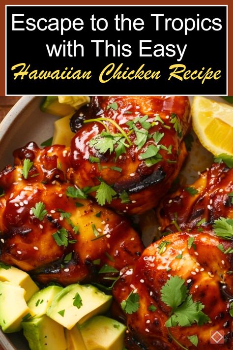 Take your taste buds on a tropical journey with this easy Hawaiian chicken recipe, perfect for food recipes lovers. With just a few ingredients, you can create a dish full of tropical flavors like pineapple, soy, and honey. It's ideal for a quick weeknight dinner or a fun weekend meal. Save this pin to enjoy a taste of the tropics anytime and click to get the full recipe! Easy Hawaiian Chicken, Chicken With Coconut Rice, Hawaiian Chicken Recipe, Hawaiian Chicken Recipes, Coconut Rice Recipe, Lean Chicken, Hawaiian Chicken, Chicken Tenderloins, Weekend Meals