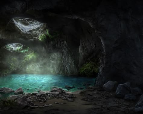 Cave Na’vi, Underwater Caves, Underground Caves, Episode Backgrounds, Avatar Dr, Crystal Cave, Fantasy Places, Environment Concept Art, Environmental Art