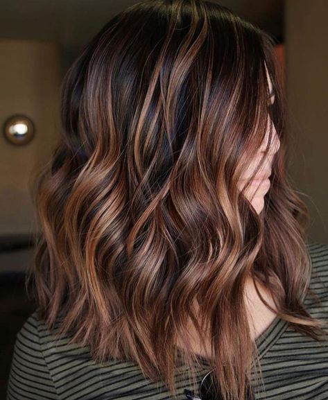 Brown Hair Cuts, Chestnut Brown Hair, Medium Hairstyle, Hairstyle Color, Color Balayage, Balayage Ombre, Brown Hair Balayage, Brown Balayage, Hair Medium