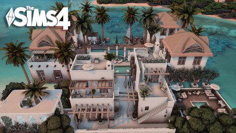 Sims 4 Builds, The Sims 4 Lots, Sims 4 Cas Mods, Mexico House, Sims 4 House Plans, Sims 4 House Building, Tumblr Sims 4, Sims 4 House Design, Casas The Sims 4