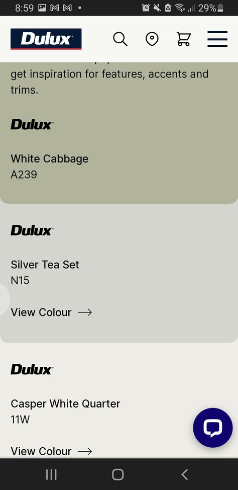 Dulux Silver Tea Set, Taubmans Colour Chart, Dulux White, Dulux Paint, Silver Tea Set, Bedroom Renovation, Silver Tea, Paint Colours, House Renovation