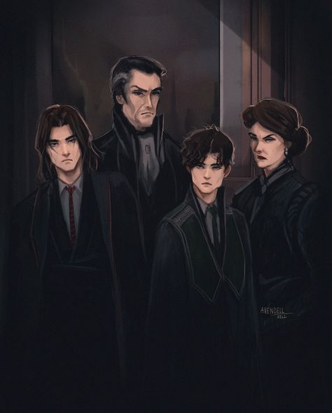 The Black Family, Regulus Acturus Black, Walburga Black, Marauders Fan Art, Harry Potter Artwork, Harry Potter Comics, Black Family, Bellatrix Lestrange, Regulus Black