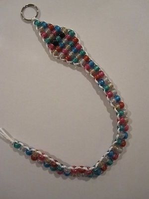 Beaded snake. Pony Bead Snake Pattern, Pony Bead Snake, Bead Snake Craft, Bead Critters, Bead Snake, Snake Keychain, Handmade Snake-shaped Beaded Necklace For Gift, Beaded Snake, Bead Lizard