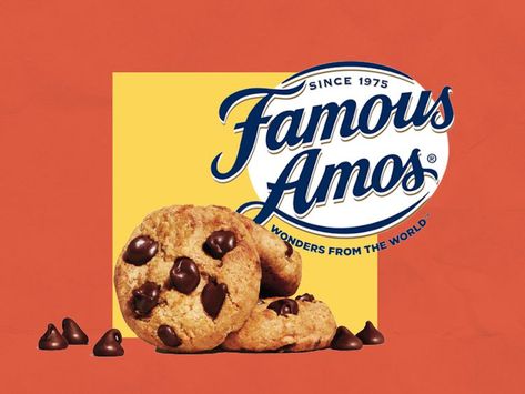 Famous Amos Chocolate Chip Cookies Are Changing for the First Time in Nearly 50 Years Famous Amos Cookies, Famous Amos, Bite Size Snacks, Lunch Box Snacks, Chocolate Chip Cookie Recipe, Chip Cookie Recipe, Best Chocolate Chip Cookie, Sweet Cookies, Belgian Chocolate