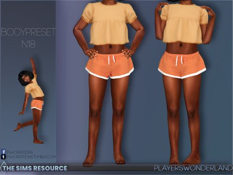 The Sims Resource - BodyPreset N18 Sims 4 Cc All Ages, Black Simmers Sims 4, Sims 4 Child Body Preset Cc, Sims 4 Cc Clothes Professional, Sims 4 Toddler Body Preset, Sims 4 Kids Body Preset, Sims 4 Kids Body Presets Cc, Sims 4 Pre Teen Body Preset, Sims 4 Cc Kids Body Presets