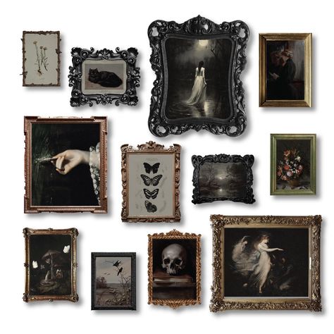 PRICES MAY VARY. Mystique Dark Academia Room Decor Set: Transform your space into a haven of scholarly elegance and mysterious charm with our Dark Academia Room Decor Collection. This set is your gateway to an ambiance filled with dark academia wall decor, gothic home decor, and the unique allure of witchy decor aesthetics. Set Includes: Dive into a curated assortment of Dark Academia Posters, and Halloween Decor, alongside Gothic Wall Decor and Goth Decor pieces with 3 pcs 8x10 inch, 4 pcs 5x7 Dark Living Room Wall Art, Black Wall Accessories, Professional Halloween Decorations, Goth Inspired Home Decor, Thrifted Gothic Decor, Over The Garden Wall Home Decor, Buffy Room Decor, Small Decorations For Bedroom, Art Covered Walls