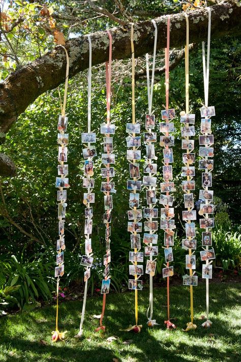 Diy Photo Display, Wedding Photo Display, Deco Champetre, Creative Wedding Photo, Photo Display, Diy Photo, Free Wedding, Display Ideas, Backyard Wedding