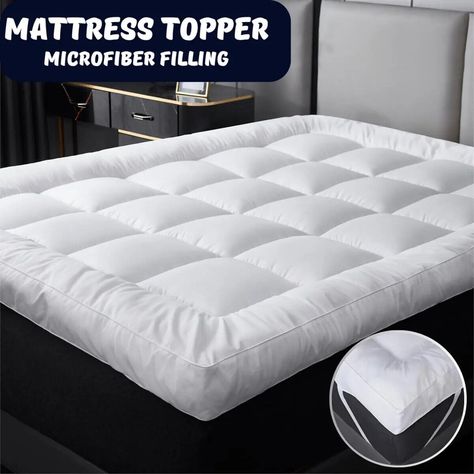 Check out Luxury Mattress Topper Soft Hotel Quality 10 CM Microfiber 4inc Mattress Topper, the latest item I added on eBay! #eBay #eBaySeller Thick Mattress Topper, Luxury Mattress, Bed Topper, Mc Donald's, Luxury Mattresses, Garden Bedding, Mattress Topper, Dust Mites, Bed Mattress