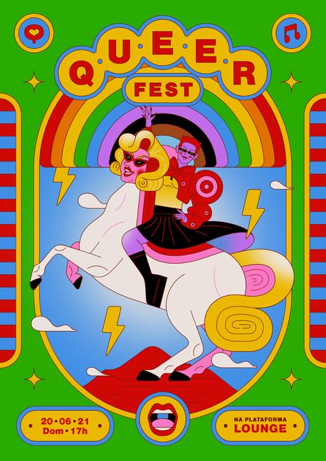 Queer Fest 2021 on Behance Film Festival Poster, Mises En Page Design Graphique, Graphic Artist Designer, Queer Art, Festival Posters, Event Poster, Graphic Design Poster, Calendar Design, New Poster