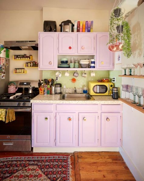 Marble Contact Paper, Nyc Home, Urban Outfitters Home, Painted Cabinets, Floor Lamp With Shelves, Contact Paper, House Inspo, Apartment Living, Librarian