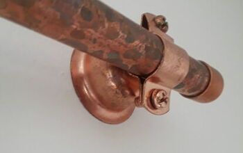 DIY Copper Curtain Rods That Wont Break The Bank | Hometalk Rustic Curtain Rod Ideas, Diy Curtain Rod Finials Ideas, Unique Curtain Rods, Copper Pipe Curtain Rod, Antique Curtain Rods, Curtain Rod Ideas Bedroom, Diy Curtain Rod Brackets, Unique Curtain Rod Ideas, Steampunk Curtains