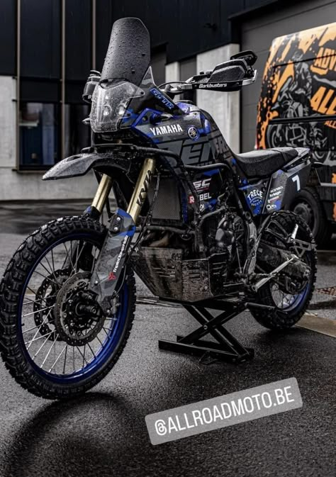 Custom Adventure Motorcycle, Yamaha Adventure Motorcycle, Yamaha Tenere 700 Custom, Adventure Bikes Dual Sport, Adventure Bike Motorcycles, All Terrain Bike, Yamaha Tenere 700, Moto Scrambler, Cj Jeep