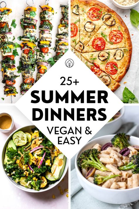 Vegan Summer Dinner, Chilled Soups, Veggie Tart, Summer Vegetarian Recipes, Summer Dinner Recipes, Vegan Summer Recipes, Easy Vegan Dinner, Summer Recipes Dinner, Healthy Summer Recipes