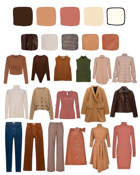 Fashion Outfits Colorful, Red Fall Outfits, Autumn Color Palette Fashion, Soft Autumn Palette, Deep Autumn Color Palette, Soft Autumn Color Palette, Sustainable Wardrobe, Plus Size Fall Outfit, Yellow Coat