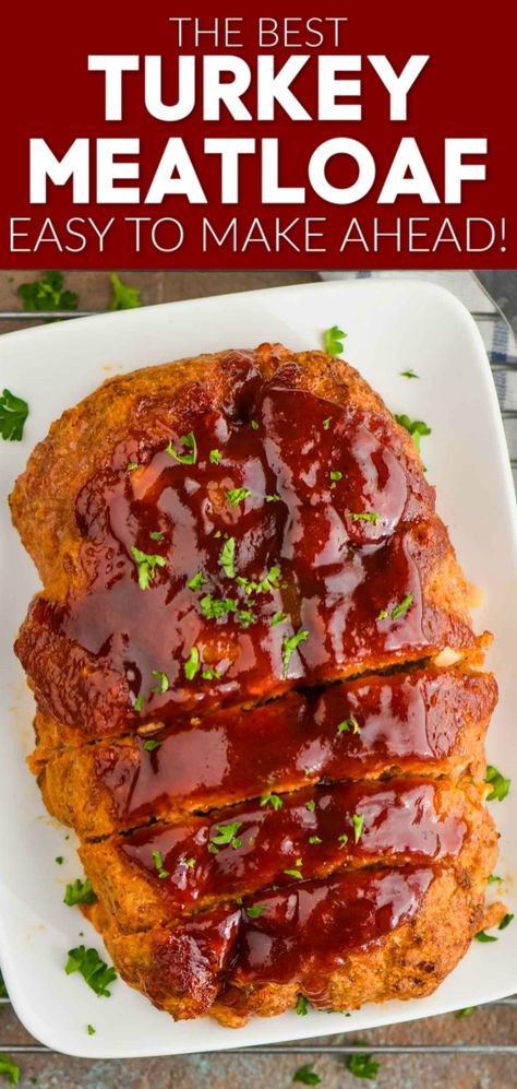 Meatloaf Turkey, Moist Turkey Meatloaf, Turkey Meatloaf Healthy, Ground Turkey Meatloaf, Turkey Meatloaf Recipes, Turkey Meatloaf, Healthy Turkey, Turkey Dishes, Ground Turkey Recipes