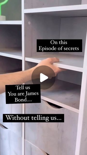 Gwendolyn Jones on Instagram: "All these hidden compartments for the spy or undercover agent in you.. & me too… add it to the cart 🛒   #organizer#organized#declutter#homehacks#homesweethome" Secret Safe Ideas Hidden Spaces, Hiding Spots In House, Secret Hidden Storage, Secret Storage In Wardrobe, Hidden Cabinet Storage, Hidden Safe Ideas, Hidden Bedroom, Hidden Storage Ideas, Secret Compartment Furniture