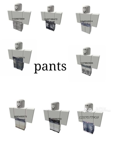 Bloxburg Pant Codes, Roblox Pants Codes, Pants Codes, Roblox Pants, Code Clothing, Pic Code, Code Clothes, House Decals, Bloxburg Decals Codes Wallpaper