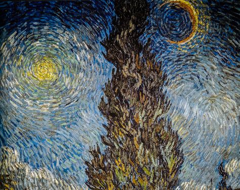 Road With Cypress And Star, Iphone Wallpaper Planets, Nba Art, Van Gogh Museum, Star Wallpaper, Vincent Van, Country Road, Vincent Van Gogh, Night In