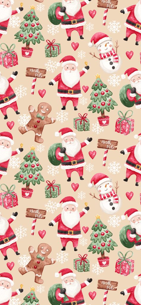 Seasonal Phone Wallpapers, Xmas Screensaver, Christmas Wallpaper Hd Iphone, Cute Christmas Wallpaper Iphone Winter, Christmas Backgrounds Cute, Traditional Christmas Wallpaper, Classic Christmas Background, Christmas Eve Background, Christmas Watercolor Wallpaper