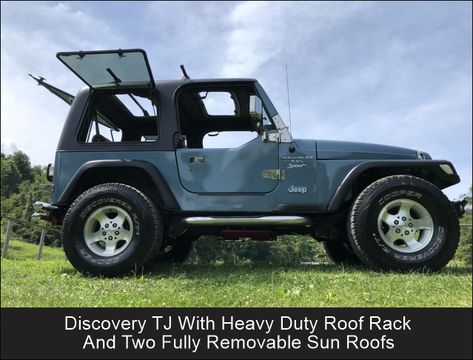 Bay Window, 97 Jeep Wrangler, Jeep Wrangler Hard Top, Custom Jeep Wrangler, Jeep Mods, Sun Roof, Bay Windows, Custom Jeep, Jeep Tj