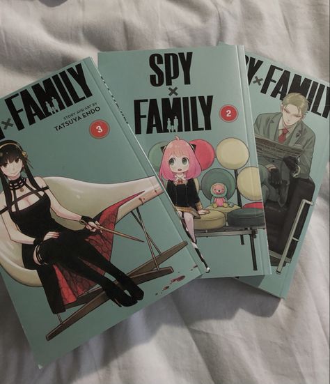 Books, Spy X Family Manga, Spy X Family, Volume 1, Monopoly Deal, I Love, Book Cover, Bed, On Instagram