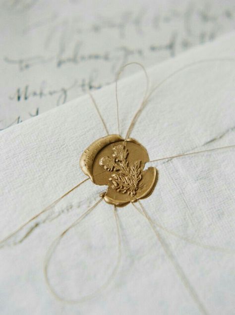 gold letter seal Captive Prince, Gold Aesthetic, The Infernal Devices, Wolfram, Golden Retriever Puppy, Wax Stamp, Wax Seals, Fall Wedding, Harry Styles