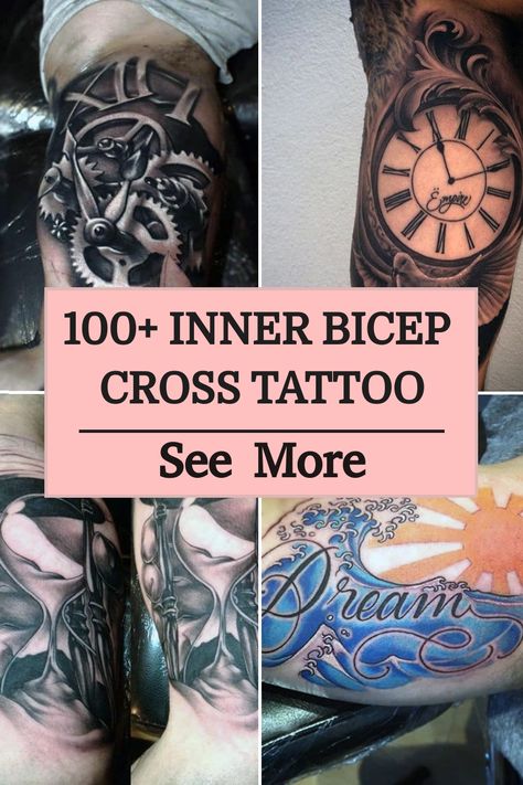 100+ Inner Bicep Cross Tattoo Inner Bicep Tattoos For Men, Tattoo For Biceps Men, Inner Biceps Tattoo, Mens Inner Bicep Tattoo, Bicep Cross Tattoo, Inner Bicep Tattoo Men Ideas Design, Mens Bicep Tattoo, Faith Tatto, Inner Bicep Tattoo Men Ideas