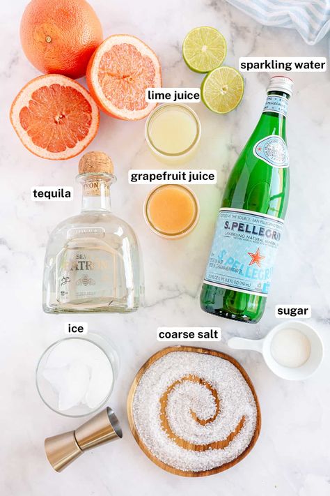 Paloma Spritz Cocktail, Simple Paloma Recipe, Paloma Cocktail Vodka, Mexican Paloma Cocktail Tequila, Easy Paloma Recipe, Easy Cocktail Recipes Tequila, Grapefruit Tequila Cocktail, Strawberry Paloma Cocktail, Large Batch Paloma Recipe