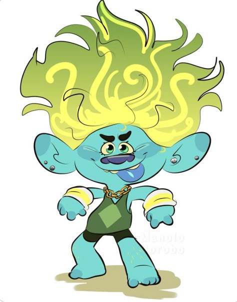 Brozone Trolls3 Fanart, Clay Fanart Trolls, Trolls Character Design, Trolls Reference, Cliva Trolls, Clay Trolls Fanart, Dreamworks Trolls Oc, Troll Sona, Brozone Fan Art