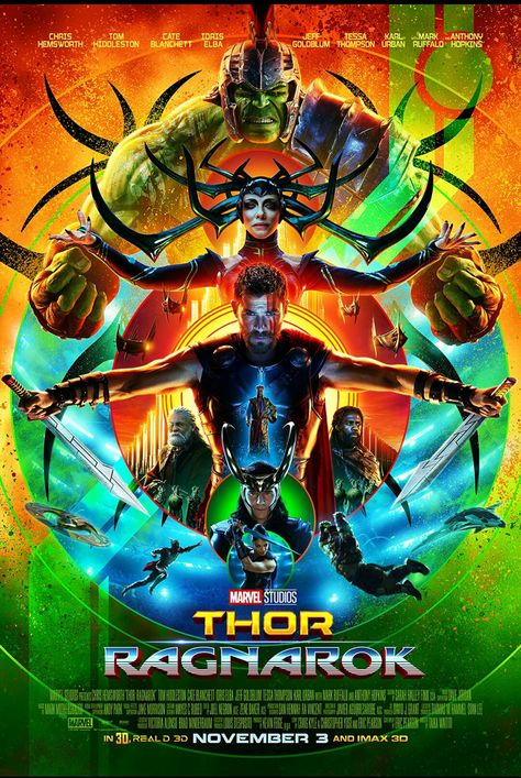 November 1, 2017 Thor Ragnarok Movie, Ragnarok Movie, Thor Ragnarok 2017, Luke Hemsworth, Poster Marvel, Film Marvel, Thor Ragnarok, Idris Elba, Marvel Posters