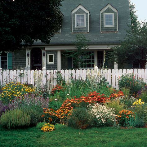 Joanna Kuchta, Gardening Basics, Cottage Patio, Yard Makeover, Garden Ideas Cheap, Low Maintenance Landscaping, Garden Shrubs, White Picket Fence, Fine Gardening