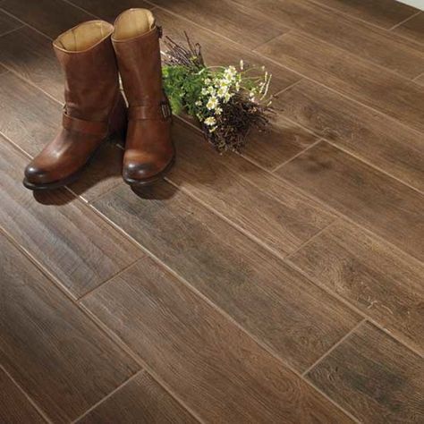 Willow Bend Dark Brown WB03-7482 Tile Looks Like Wood, Wood Like Tile Flooring, Wood Like Tile, Wood Grain Tile, Dal Tile, Wood Look Tile Floor, Faux Wood Tiles, Wood Ceramic Tiles, Wood Plank Tile