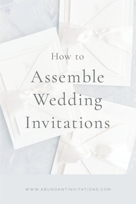 How to Assemble Your Wedding Invitations - What order do the pieces go in? How do I seal the envelopes? Do I take them to the post office? Can I put them in the mailbox? How To Pack Wedding Invitations, How To Put Together Wedding Invitations, How To Stuff Wedding Invitations, What Should Be Included In Wedding Invitations, How To Wedding Invitations, How To Send Wedding Invitations, How To Do Wedding Invitations, How To Assemble Wedding Invitations, How To Package Wedding Invitations