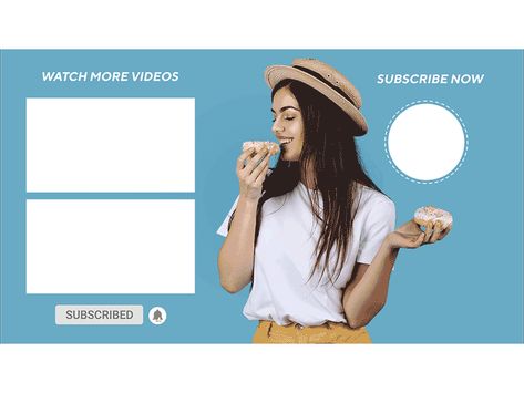 Clean YouTube Outro Endscreen Learning Design, Graphic Elements, Global Community, Creative Professional, Youtubers, Quick Saves, Design