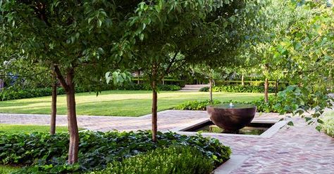 Nestled on half a hectare of land in Sydney’s northern suburbs is a formal garden by acclaimed landscape designer Peter Fudge. Take a closer look! Peter Fudge, Formal Garden Design, Herb Garden Design, Farmhouse Landscaping, Australian Garden, Landscape Designer, Formal Garden, Modern Garden Design, Big Garden