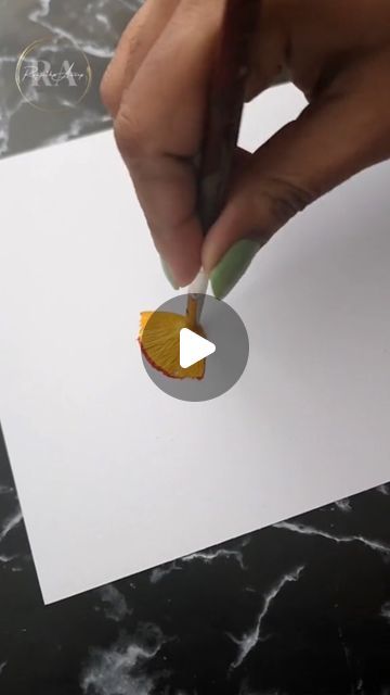 Fan Brush Painting, Round Brush Flower Painting, How To Avoid Brush Strokes When Painting, Fan Brush, Fluid Design, Painting Videos, Visual Content, An Artist, Fabric Painting